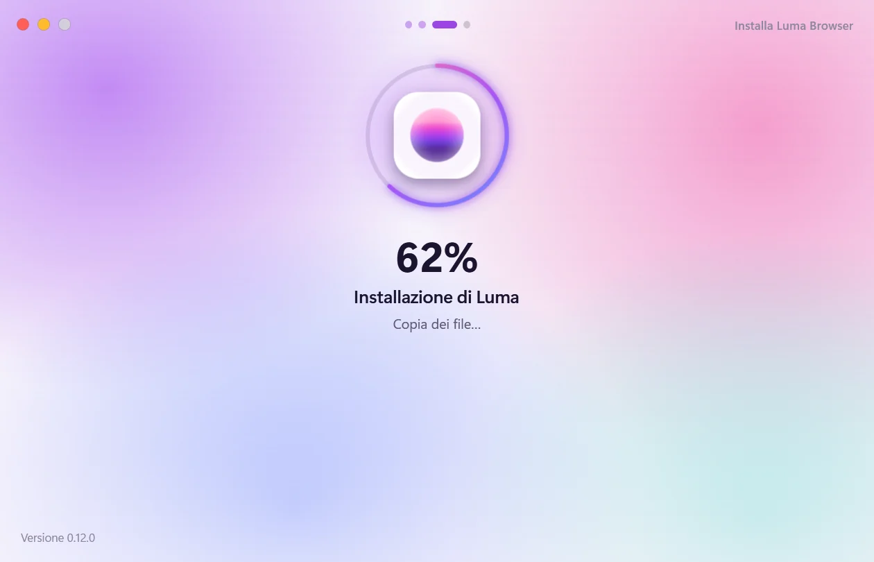Luma Setup: Installing