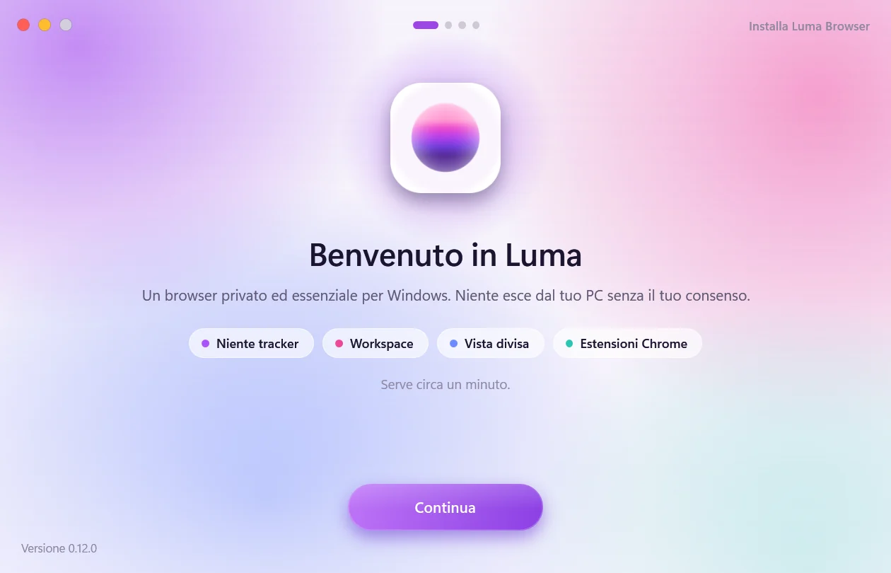 Luma Setup: Welcome